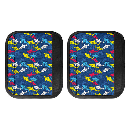 Doodle Shark Pattern Print Handle Covers
