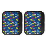Doodle Shark Pattern Print Handle Covers