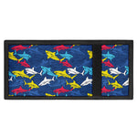 Doodle Shark Pattern Print Trifold Wallet