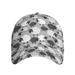 Doodle Sheep Pattern Print Baseball Cap