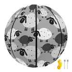 Doodle Sheep Pattern Print Basketball