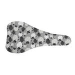 Doodle Sheep Pattern Print Bicycle Seat Cover