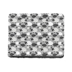 Doodle Sheep Pattern Print Bifold Wallet
