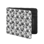 Doodle Sheep Pattern Print Bifold Wallet