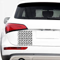 Doodle Sheep Pattern Print Car Sticker