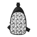 Doodle Sheep Pattern Print Chest Bag