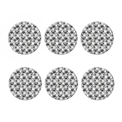 Doodle Sheep Pattern Print Coaster Set