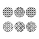 Doodle Sheep Pattern Print Coaster Set