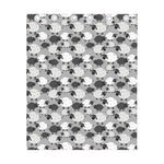 Doodle Sheep Pattern Print Curtain