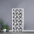 Doodle Sheep Pattern Print Door Sticker