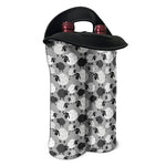 Doodle Sheep Pattern Print Double Neoprene Wine Tote