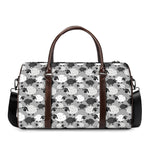 Doodle Sheep Pattern Print Duffle Bag