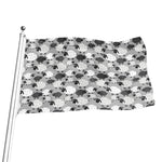 Doodle Sheep Pattern Print Flag