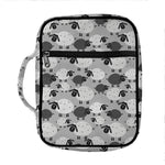 Doodle Sheep Pattern Print Front Pocket Bible Bag