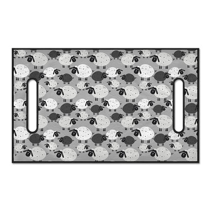 Doodle Sheep Pattern Print Golf Cart Seat Cover