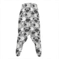 Doodle Sheep Pattern Print Hammer Pants
