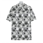 Doodle Sheep Pattern Print Hawaiian Shirt