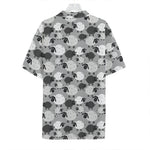 Doodle Sheep Pattern Print Hawaiian Shirt