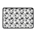 Doodle Sheep Pattern Print Kitchen Mat