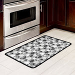 Doodle Sheep Pattern Print Kitchen Mat