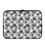Doodle Sheep Pattern Print Laptop Sleeve