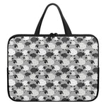 Doodle Sheep Pattern Print Laptop Sleeve With Handle