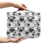 Doodle Sheep Pattern Print Leather Bible Cover