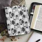 Doodle Sheep Pattern Print Leather Bible Cover