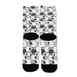Doodle Sheep Pattern Print Long Socks