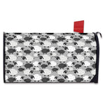 Doodle Sheep Pattern Print Mailbox Cover
