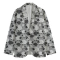 Doodle Sheep Pattern Print Men's Blazer