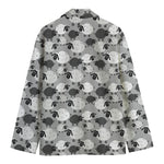 Doodle Sheep Pattern Print Men's Blazer