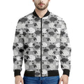 Doodle Sheep Pattern Print Men's Bomber Jacket
