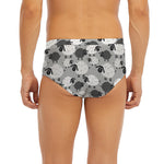 Doodle Sheep Pattern Print Men's Briefs