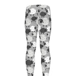 Doodle Sheep Pattern Print Men's leggings