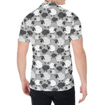 Doodle Sheep Pattern Print Men's Shirt