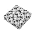 Doodle Sheep Pattern Print Outdoor Seat Cushion Cover