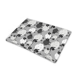 Doodle Sheep Pattern Print Pet Cooling Mat Cover