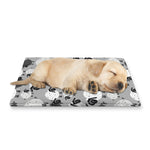 Doodle Sheep Pattern Print Pet Cooling Mat Cover