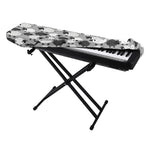Doodle Sheep Pattern Print Piano Keyboard Cover