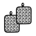 Doodle Sheep Pattern Print Pot Holders