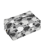 Doodle Sheep Pattern Print Rectangle Tissue Box Cover
