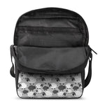 Doodle Sheep Pattern Print Rectangular Crossbody Bag