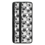 Doodle Sheep Pattern Print Refrigerator Handle Covers