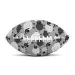 Doodle Sheep Pattern Print Rugby Ball