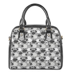 Doodle Sheep Pattern Print Shoulder Handbag