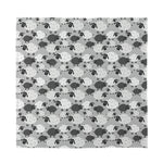 Doodle Sheep Pattern Print Silk Bandana