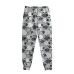 Doodle Sheep Pattern Print Sweatpants