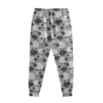 Doodle Sheep Pattern Print Sweatpants