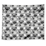 Doodle Sheep Pattern Print Tapestry